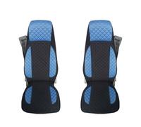 Fundas de asiento de camioneta diseñadas para adaptarse a Renault Premium 2006-2012 Velour Blue Eco Leather 2 piezas