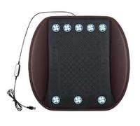 Fundas de asiento de coche - 12 V y 24 V Circulación de aire enchufable, cojín de ventilador para coche - para autocaravanas camión SUV ar sedanes viajes de larga distancia Camping Tours por la ciudad