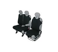 Fundas de asiento de coche, compatibles con Renault Trafic delantero 1+2 bus, funda de asiento de coche, 100 % algodón, asiento de coche, accesorios para el interior