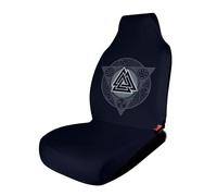 Fundas de Asiento de Coche con símbolo de Nudo Celta Antiguo Vikingo de mitología nórdica, protección de Asientos para Mujeres y niñas, Adecuado para la mayoría de vehículos, automóviles, Camiones, S