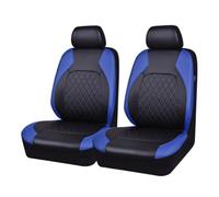 Fundas de asiento de coche de cuero sintético compatibles con Volkswagen Golf, Amarok, Canyon, Aventura, Atlas, Beetle, Jetta, Bora, CC.(2Seats-blue)