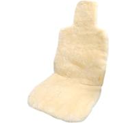 Fundas de asiento de coche de piel de oveja natural para hombre y mujer, 100 % piel de oveja auténtica, fundas para asientos de coche, todoterrenos, con bandas elásticas y parte trasera de ante