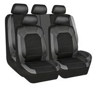 Fundas de Asiento de Coche para Buick Park Avenue 3. Generation, Juego Completo Asientos Delanteros Y Traseros De Automóvil Protectores,A/Black Gray