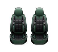 Fundas de Asiento de Coche para Fiat 500/500E/500C/500L/500X/500X Sport/New 500 Electric, Funda de Asiento Completamente Cerrada, Funda Protectora de Cuero Impermeable,Green