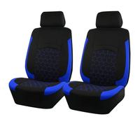 Fundas de Asiento de Coche para Peugeot 106 1991-2000 2001 2002 2003, Cubre Asientos Delanteros y Traseros Protección Respirable Accesorios Interior,A/Blue-2 Front