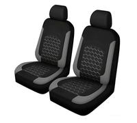 Fundas de Asiento de Coche para Peugeot 308 SW 2007-2020 2021 2022 2023 2024 2025 2026, Cubre Asientos Delanteros y Traseros Protección Respirable Accesorios Interior,A/Grey-2 Front