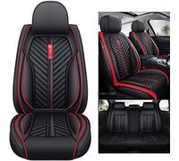 Fundas de asiento de coche para Skoda para Octavia A5 para Fabia 1 2 para Octavia para Tour Rs para Karoq A7 para Felicia para Kodiaq para Rapid para Spaceback para Kamiq (línea negra y roja)