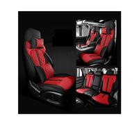 Fundas de asiento de coche personalizadas Compatible con todos los modelos de Citroën C4-Aircross C4-PICASSO C5 C2 C4 C6 C3-XR C5X C-Elysee C-Triomphe Funda de asiento(BLACK RED)