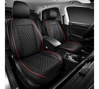 Fundas de asiento de coche Skechers MAX Cushioning con espuma viscoel stica y ribetes de cuero, impermeables, para asientos delanteros, con airba