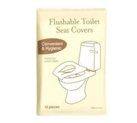 Fundas de asiento de inodoro para baño con desagüe, protección de asiento | Reducir las fundas para portátiles para niños, adultos, viajes, camping, baños públicos, uso para la protección