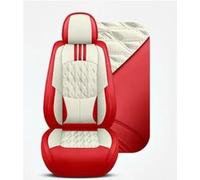 Fundas De Asiento Delantero Cuero Para Chevy Para Cruze Para Captiva Para Cobalt Para Onix Para Sail Accesorios Cojín Fundas Asientos Coche(Beige Red Front)
