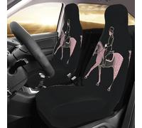 Fundas de asiento delantero de doma para jinete, fundas de asiento de coche solo asientos delanteros, fundas protectoras de asiento de vehículo para automóviles, funda protectora universal para