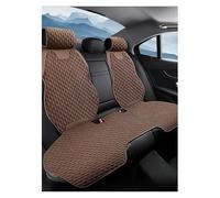 Fundas de Asiento Funda Universal Para Asiento De Coche, Antideslizante, Para Las Cuatro Estaciones. Protección Para Asientos De Coche Juego de Fundas de Asiento(Brown rear seat set)