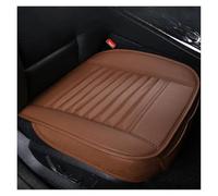 Fundas de Asiento Funda universal para asiento de coche, transpirable, piel sintética, cojín silla, funda delantero Funda Asiento Coche(Brown)