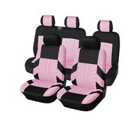 Fundas de Asiento Fundas Para Asientos De Coche Para Daily, Para III, Para Camion, Para Plate 2005 Juego de Fundas de Asiento(Pink-9PCS)