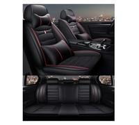 Fundas de Asiento Fundas universales de asiento de coche de cobertura completa para Serie 1 E81 E82 E87 E88 F20 F21 F52 F40 Juego de Fundas de Asiento(Black Red 5 Seat I)