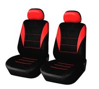 Fundas De Asiento Impermeables De Algodón Universal para Peugeot 206 207 2008 407 307 308 - para Coche y Van - Interior (Color: Rojo 4 Piezas)