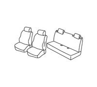 Fundas de asiento Lampa Set Superior Negro/Azul para Fiat Grande Punto 5p