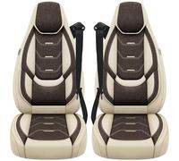 Fundas de asiento para autocaravanas Aguti GIS Liners y asientos Milán AH11, color beige/marrón