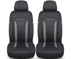 Fundas de asiento para Chevrolet Kalos año 2002-11 en negro/gris TF2