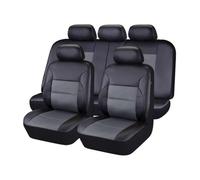 Fundas de Asiento para Coche para Land Rover De-Fender 110 2020, Piel Sintético Funda de Asiento para Coche Impermeable Protector,C