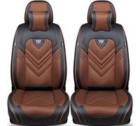 Fundas de asiento para Volvo XC70 1 año de fabricación 2000 - 07 en negro/marrón SL2