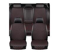 Fundas de Asiento Universal De Cuero Sintético Para Geely, Para Geometry C, Para Atlas, Para Coolray, Para Emgrand EC7 Para Tugella Juego de Fundas de Asiento(Black Red 5 Seat)