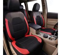 Fundas De Asientos De Coche para Ford Fiesta Ⅶ 3-door/5-door Hatchback 2008 2009 2010-2019, Fabricadas En Piel PU, Impermeables, Antideslizantes Y Transpirables,Red
