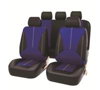 Fundas De Asientos De Coche para VW Atlas SUV 2017 2018 2019 2020 2021 2022 2023-, Fabricadas En Piel PU, Impermeables, Antideslizantes Y Transpirables,Blue