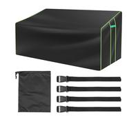 Fundas de banco al aire libre, con ventilación, protector impermeable | reforzada para 2 personas, terraza, jardín, para sofá, jardín, terraza, césped, invierno, verano