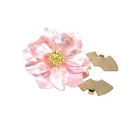 Fundas de botón de pétalos de flores perladas con clip para hombres y mujeres, uniforme, vestido, camisa, atuendo casual, decoración fácil de enganchar, talla única, como se describe, como se describe
