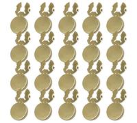 Fundas de botón redondas para gemelos, clips de botones decorativos, clips de camisa desmontables para coser decoraciones de bricolaje fundas de puños redondos