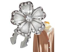 Fundas de botones para mujer, con cristales extraíbles, accesorios formales para eventos, clips de botón de manga para mujer, Siehe Beschreibung, Rhinestone+cobre, Ver descripción