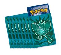 Fundas de Caja Entrenador de Elite Pokemon [65 Fundas], Presume tus Cartas con las Fundas Promocionales de las cajas ETB Pokemon, Fundas para Cartas Pokemon (Ogerpon)