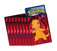 Fundas de Caja Entrenador Elite Pokemon [65 Unidades] - Fundas Promocionales ETB para Cartas (Charmander)