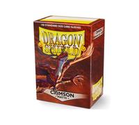 Fundas De Carta Dragon Shield Mate Carmesí Estándar 100ct TCG Protector
