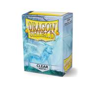 Fundas De Cartas Estándar Transparentes Mate Para Dragones 100ct TCG
