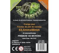 Fundas de cartas Juegorama The Big Turtle Piel de Naranja (63,5x88 mm) - 55 Fundas Premium de 100 Micras | Antiadherentes