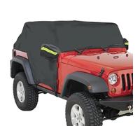 Fundas de coche para almacenamiento exterior, impermeables, para todo tipo de clima, media cubierta con bolsa de almacenamiento