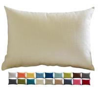 Fundas de Cojín de Lino de 30x50 60x60 60x80cm, Funda Cojines Cuadrado/Rectangular Decorativa para Sofá Funda de Almohadón, Suave para Sala de Estar Sofás Camas Sillas(Beige,50x50 1pc)