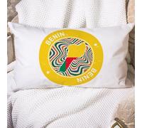 Fundas De Cojín Día Nacional En Memoria De La Bandera De Benín Almohada Caso Lavable Funda Cojines Colorida Throw Pillow Case para Dormitorio Oficina Habitacion 40X60CM