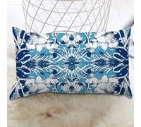 Fundas De Cojín Dinastía Azul Y Blanca De El Cairo Almohada Caso Decorativo Throw Pillow Case Moderna Funda Cojines para Silla Habitacion Oficina 40X60CM