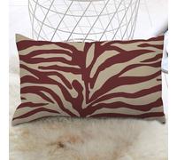 Fundas De Cojín Dinastía con Estampado De Tigre Rojo Marrón Funda Cojines Lavable Fundas De Almohada Colorida Almohada Caso para Dormitorio Oficina Habitacion 40X60CM