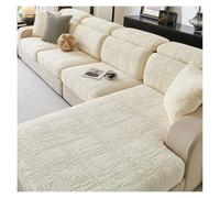 Fundas de cojín elásticas de terciopelo en forma de L para sofá, antideslizantes, para cojines individuales, se adapta a 95 115 cm de ancho y 160 200 cm de largo, protector elegante para muebles del