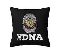 Fundas De Cojín Emblem of Qatar It's In My DNA Throw Pillow Case Elegantes Almohada Caso Lavable Fundas De Almohada para Salón Oficina Sofa 45X45CM