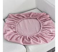 Fundas de Cojín para Sofá Ajustables,Fundas Cojines Sofa Elasticas Individuales 1/3/2/4 Asiento Chaise Longue Cubierta para Sofá Anti Arañazos Funda de Asiento de Sofá ,Pink-Backrest-M(90-110cm)