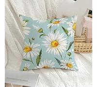 Fundas De Cojín Patrón De Flores De Acuarela Flora Elegante Suave Naturaleza Mariquita Texturas Antiguas Fundas De Almohada Elegantes Throw Pillow Case Moderna Almohada Caso para 45X45CM