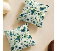 Fundas de Cojines 45x45 cm Juego de 2 Cuadrado Suave Funda Cojin, Geometría Fundas Cojines Sofa Decorativas con Cremallera Oculta, SueñoFunda Cojin para Salón Sofá Dormitorio Cama L-L407