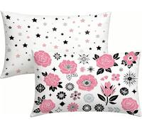 Fundas de Cojines Moderno 60x80 Juego de 2 Funda Cojin Lindo, Lino Almohadas Decorativas Suaves y Transpirables para Sofá, Estar, Jardín, Terraza con Cremallera Oculta, Decoracion Hogar -LK260417R
