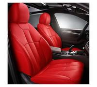 Fundas De Cuero 5 Plazas Con Cobertura Total 360° Para Asientos Coche Para A6 C7 Para Avant 2012~2016. Accesorios Interiores Fundas Asientos Coche(Rojo)